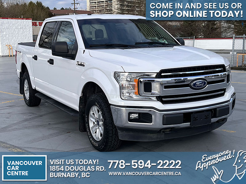 Used Crew Cab 2018 Ford F-150 White for sale in Vancouver