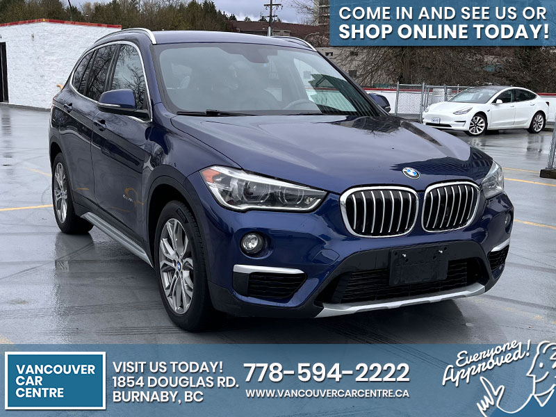 Used SUV 2017 BMW X1 Blue for sale in Vancouver