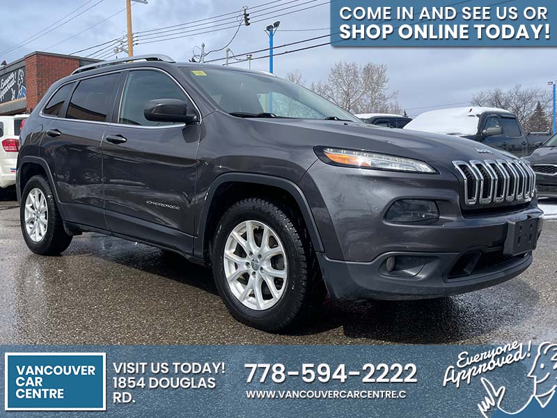 Used SUV 2018 Jeep Cherokee Gray for sale in Vancouver