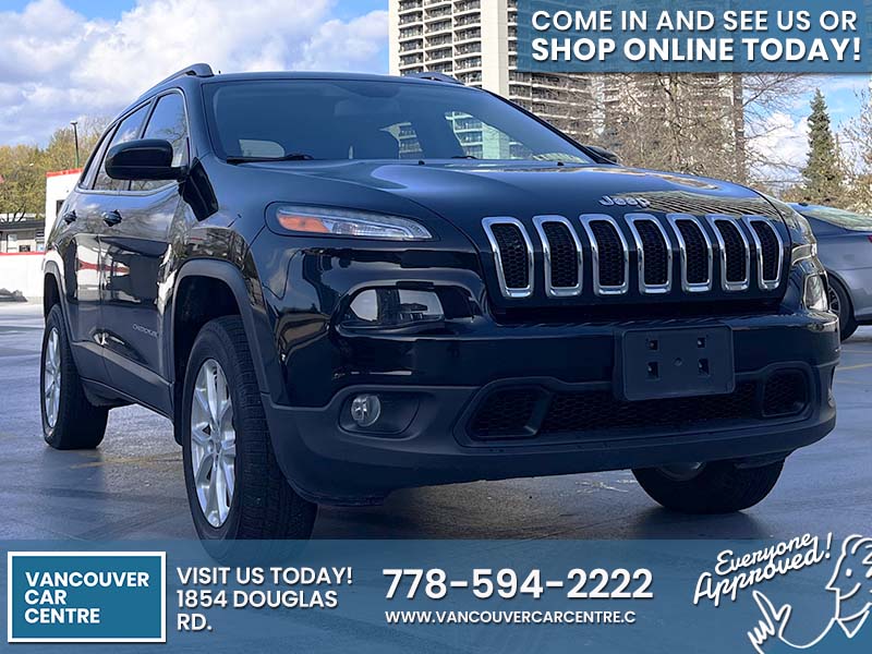 Used SUV 2018 Jeep Cherokee Black** for sale in Vancouver