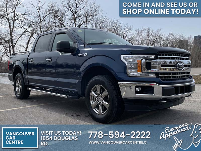 Used Crew Cab 2020 Ford F-150 Blue for sale in Vancouver