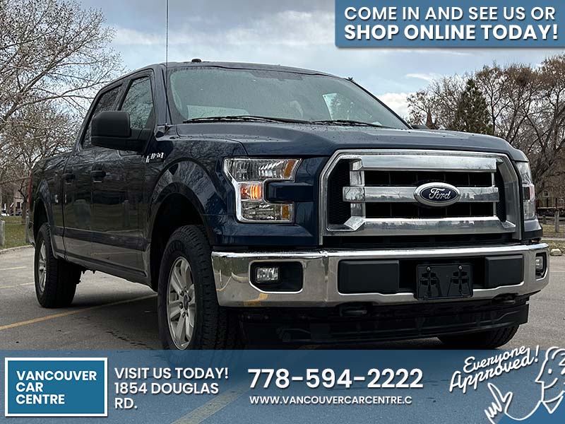 Used Crew Cab 2017 Ford F-150 Blue for sale in Vancouver
