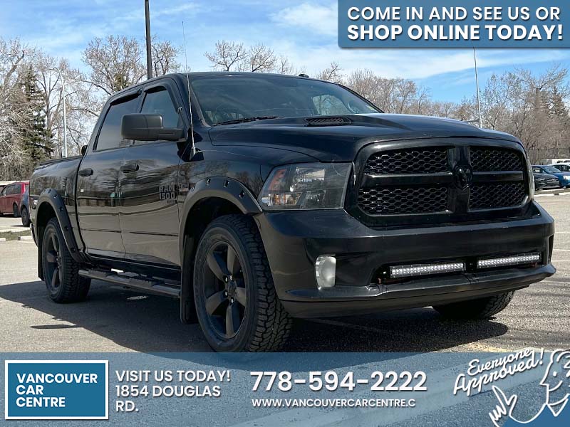Used Crew Cab 2019 Ram 1500 Classic Black for sale in Vancouver