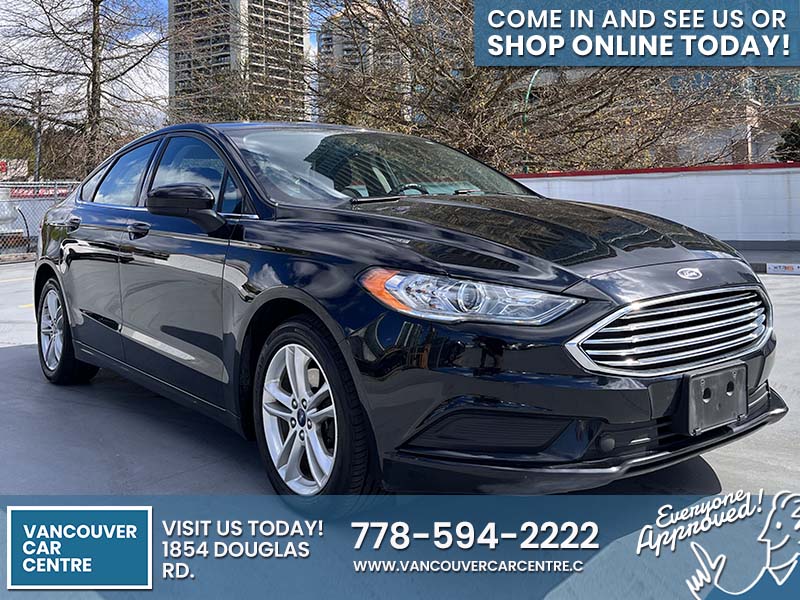 Used Sedan 2018 Ford Fusion Black for sale in Vancouver
