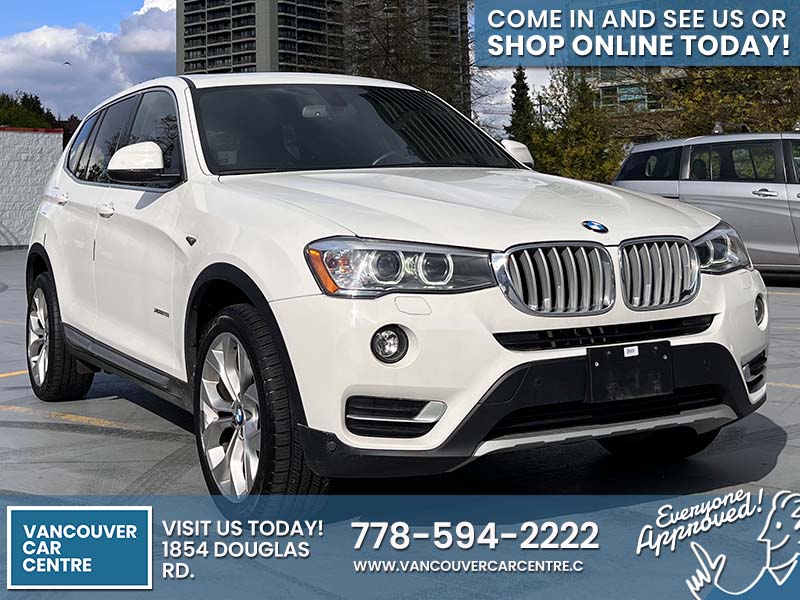 Used SUV 2017 BMW X3 White for sale in Vancouver